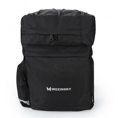 Wozinsky Bicycle Bike Pannier Bag Rear Trunk Bag with Shoulder Strap and Bottle Case 60L black (WBB13BK) UGLX912 3 Wozinsky Bicycle Bike Pannier Bag Rear Trunk Bag with Shoulder Strap and Bottle Case 60L black (WBB13BK) UGLX912 3
