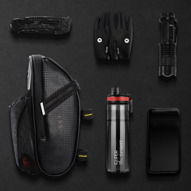 Buteliuko Laikiklis Dviračiui montuojamas po sėdyne Wozinsky bicycle under the saddle bottle bag Juodas (WBB20BK) 5 Buteliuko Laikiklis Dviračiui montuojamas po sėdyne Wozinsky bicycle under the saddle bottle bag Juodas (WBB20BK) 5