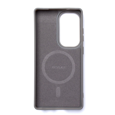 Wozinsky Carbon Fiber dėklas su MagSafe Samsung Galaxy S25 - pilkas 1