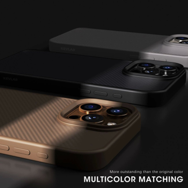 Wozinsky Anglies pluošto Dėklas with MagSafe skirtas Samsung Galaxy S25 Ultra - Juodas 2