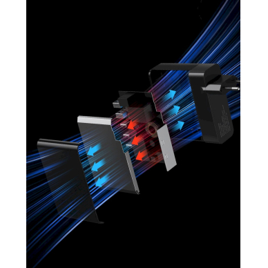 Wozinsky CGWCB 140W GaN wall Įkroviklis 3 x USB-C / 2 x USB-A - Juodas 8 Wozinsky CGWCB 140W GaN wall Įkroviklis 3 x USB-C / 2 x USB-A - Juodas 8