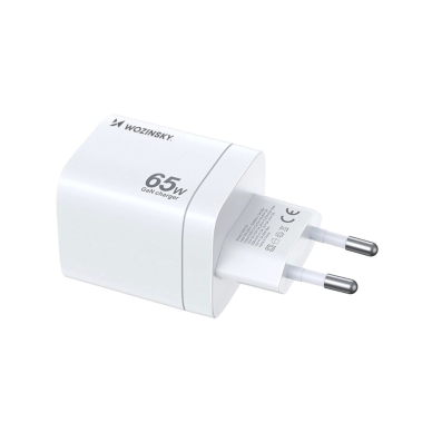 Wozinsky CGWCW 65W USB-A / 2 x USB-C GaN wall Įkroviklis - baltas 2 Wozinsky CGWCW 65W USB-A / 2 x USB-C GaN wall Įkroviklis - baltas 2
