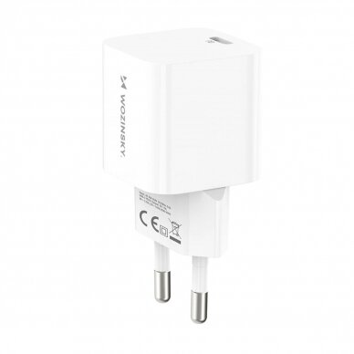 Wozinsky CMWCS USB-C PD 20W wall Įkroviklis - baltas 1 Wozinsky CMWCS USB-C PD 20W wall Įkroviklis - baltas 1