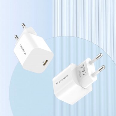 Wozinsky CMWCS USB-C PD 20W wall Įkroviklis  - baltas 6