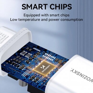 Wozinsky CUWCW 2.4A 2 x USB-A wall Įkroviklis  - baltas 7 Wozinsky CUWCW 2.4A 2 x USB-A wall Įkroviklis  - baltas 7