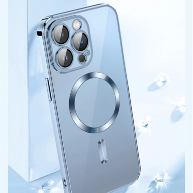 Samsung Galaxy S24 FE Wozinsky Electroplated Magsafe dėklas - mėlynas 1