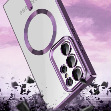 Samsung Galaxy S24 FE Wozinsky Electroplated Magsafe dėklas - auksinis 8