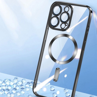 Samsung Galaxy S24 FE Wozinsky Electroplated Magsafe dėklas - sidabrinis 1 Samsung Galaxy S24 FE Wozinsky Electroplated Magsafe dėklas - sidabrinis 1