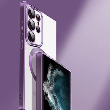 Samsung Galaxy S24 FE Wozinsky Electroplated Magsafe dėklas - sidabrinis 5 Samsung Galaxy S24 FE Wozinsky Electroplated Magsafe dėklas - sidabrinis 5