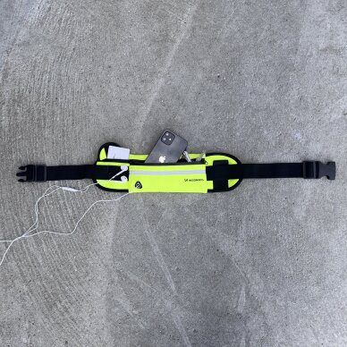 Bėgimo diržas ant juosmens Wozinsky expandable Juodas (WRBBK1) 10