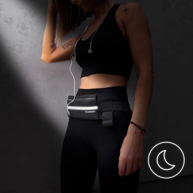 Bėgimo diržas ant juosmens Wozinsky expandable Juodas (WRBBK1) 3 Bėgimo diržas ant juosmens Wozinsky expandable Juodas (WRBBK1) 3