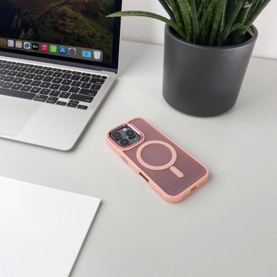 Wozinsky Fashion dėklas su MagSafe Samsung Galaxy S25 - rožinis 7
