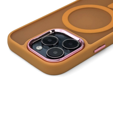 Wozinsky Fashion dėklas su MagSafe Samsung Galaxy S24 FE - oranžinis 3