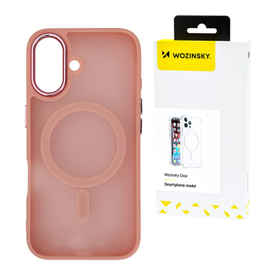 Wozinsky Fashion dėklas su MagSafe Samsung Galaxy S24 FE - rožinis