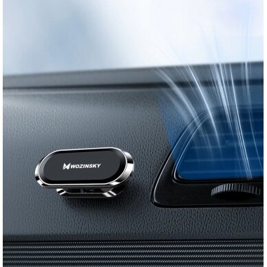 Laikiklis Wozinsky Flat Vehicle Mount Magnetic Bracket 360 skirta Dashboard Silver (Wmh-06) 3 Laikiklis Wozinsky Flat Vehicle Mount Magnetic Bracket 360 skirta Dashboard Silver (Wmh-06) 3