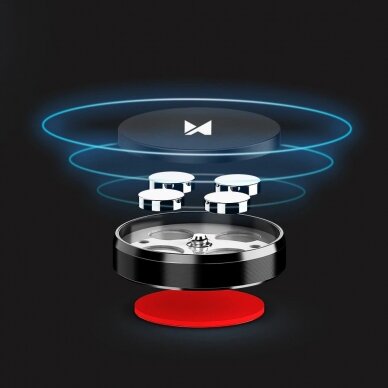 Wozinsky Flat Vehicle Mount Magnetic Bracket juodas (Wmh-02) 15 Wozinsky Flat Vehicle Mount Magnetic Bracket juodas (Wmh-02) 15