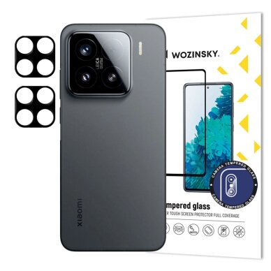 Xiaomi 15 Wozinsky pilnas kameros stiklas, 2 vnt. Xiaomi 15 Wozinsky pilnas kameros stiklas, 2 vnt.