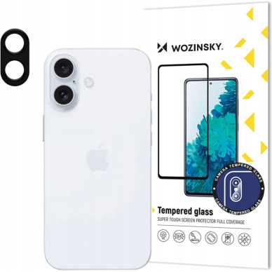 iPhone 16e Wozinsky Full Camera Glass grūdintas stiklas visai kamerai