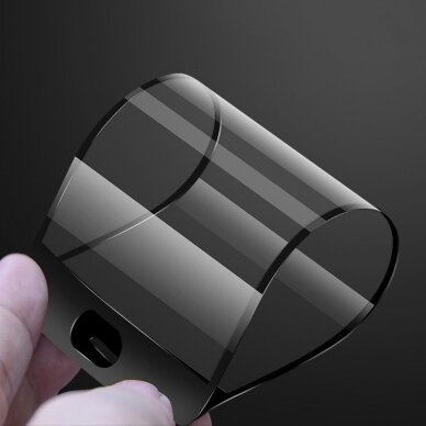 Wozinsky Full Cover Flexi Nano Glass Hibridinis Apsauginis Stiklas Iphone 12 Mini Juodais Kraštais 3
