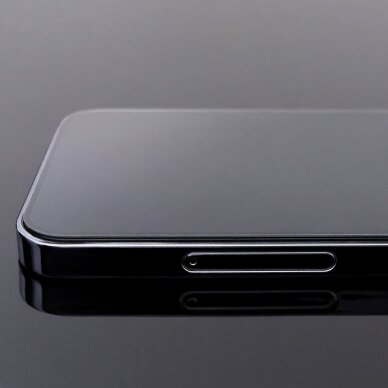 Ekrano apsauga Wozinsky Full Cover Flexi Nano Glass tempered glass for iPhone 14 Pro Juodais kraštais 4