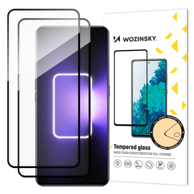 Ekrano apsauga Wozinsky Full Glue Tempered Glass Realme GT Neo 5 / Realme GT3 Juodais kraštais 2vnt. Ekrano apsauga Wozinsky Full Glue Tempered Glass Realme GT Neo 5 / Realme GT3 Juodais kraštais 2vnt.
