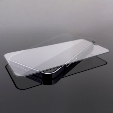 Ekrano apsauga Wozinsky Full Glue Tempered Glass Oppo A77 4G / A57 4G / A57s / A57e Juodais kraštais (tinka su dėklu) 1