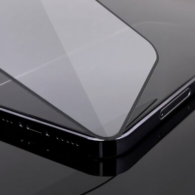 Ekrano apsauga Wozinsky Full Glue Tempered Glass Oppo A77 4G / A57 4G / A57s / A57e Juodais kraštais (tinka su dėklu) 2