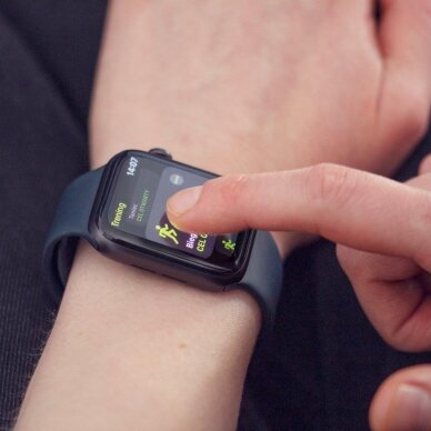 Ekrano apsauga Wozinsky Full Glue Huawei Watch Fit 2 Juodais kraštais 1