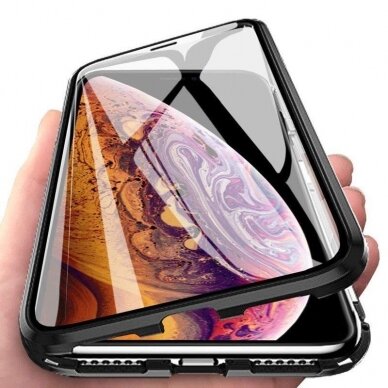 Wozinsky Full Magnetic Case Full Body Front and Back Cover with built-in glass for Vivo X60 black-transparent 1 Wozinsky Full Magnetic Case Full Body Front and Back Cover with built-in glass for Vivo X60 black-transparent 1
