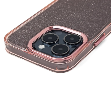 Wozinsky Glitter dėklas Samsung Galaxy S24 FE - rožinis su blizgučiais 2