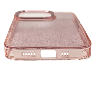 Wozinsky Glitter dėklas Samsung Galaxy S24 FE - rožinis su blizgučiais 4