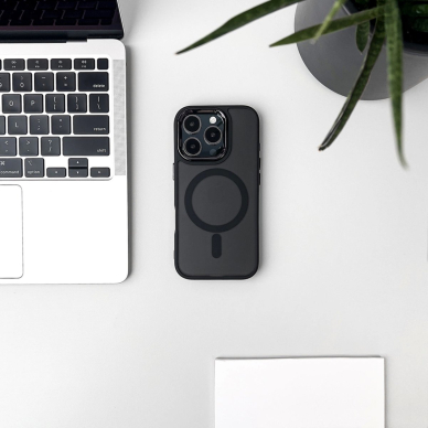 Wozinsky Glitter Dėklas with Mag Safe skirtas Samsung Galaxy S24 FE - Juodas with Glitter 5 Wozinsky Glitter Dėklas with Mag Safe skirtas Samsung Galaxy S24 FE - Juodas with Glitter 5