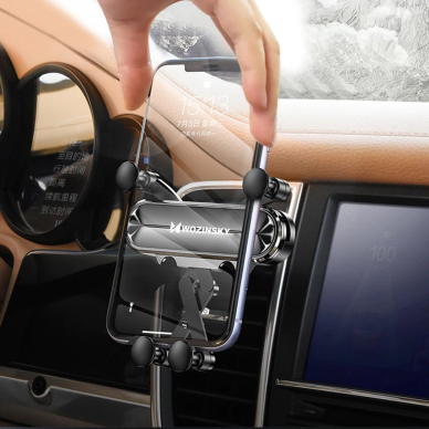 Wozinsky Gravity Car Mount Phone Holder skirta Air Outlet Black (Wch-05) 13