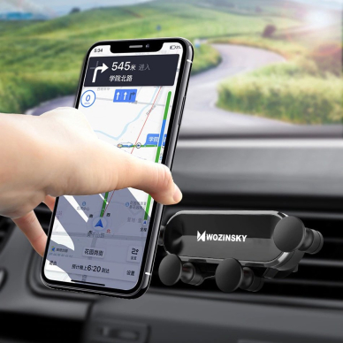 Wozinsky Gravity Car Mount Phone Holder skirta Air Outlet Black (Wch-05) 19