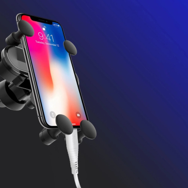 Wozinsky Gravity Car Mount Phone Holder skirta Air Outlet Black (Wch-05) 23 Wozinsky Gravity Car Mount Phone Holder skirta Air Outlet Black (Wch-05) 23