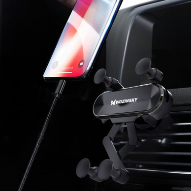 Wozinsky Gravity Car Mount Phone Holder skirta Air Outlet Black (Wch-05) 25