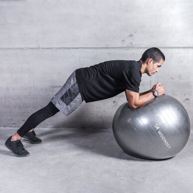 Gimnastikos Kamuolys Wozinsky 65cm Mėlynas 1