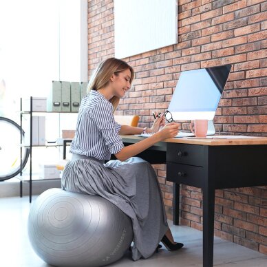 Gimnastikos Kamuolys Wozinsky 65cm Mėlynas 7