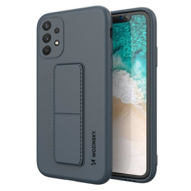 Dėklas su stovu Wozinsky Kickstand Case Samsung Galaxy A32 4G tamsiai mėlynas Dėklas su stovu Wozinsky Kickstand Case Samsung Galaxy A32 4G tamsiai mėlynas