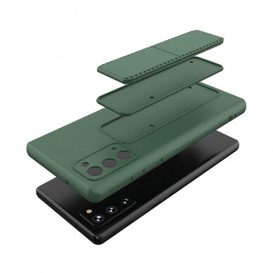 Wozinsky Kickstand Lankstaus Silikono Dėklas Su Stovu Samsung Galaxy Note 20 Mėlynas 2 Wozinsky Kickstand Lankstaus Silikono Dėklas Su Stovu Samsung Galaxy Note 20 Mėlynas 2