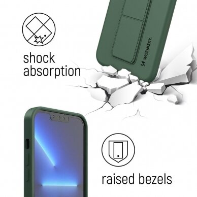 Dėklas Wozinsky Kickstand Case Samsung Galaxy S22 Plus Mėlynas 3