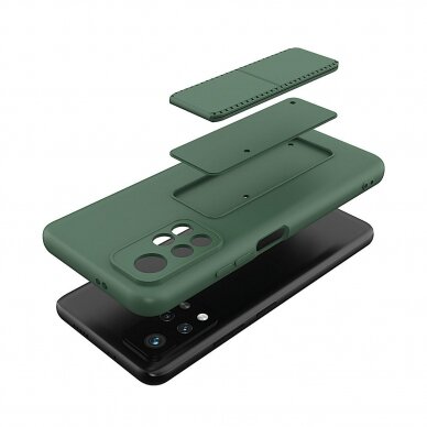 Dėklas Wozinsky Kickstand Case Xiaomi Redmi 10 Mėlynas 5