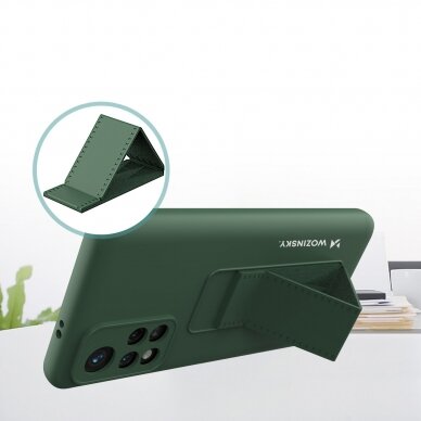 Dėklas Wozinsky Kickstand Xiaomi Redmi Note 11S / Note 11 Juodas 4