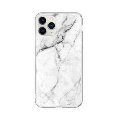 Dėklas Wozinsky Marble iPhone 13 Pro Baltas