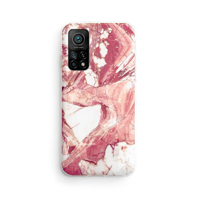 Dėklas Wozinsky Marble TPU Xiaomi Mi 10T Pro / Mi 10T Rožinis Dėklas Wozinsky Marble TPU Xiaomi Mi 10T Pro / Mi 10T Rožinis