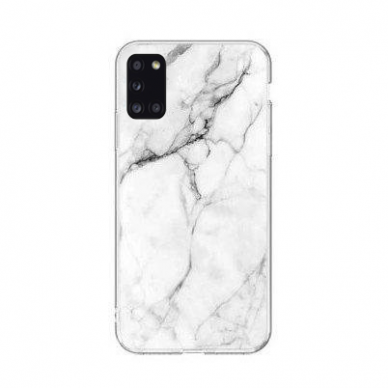 Dėklas Wozinsky Marble TPU Samsung Galaxy A03s baltas Dėklas Wozinsky Marble TPU Samsung Galaxy A03s baltas