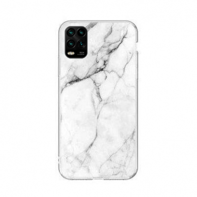 Wozinsky Marble Tpu Dėklas Xiaomi Mi Note 10 Lite Baltas Wozinsky Marble Tpu Dėklas Xiaomi Mi Note 10 Lite Baltas