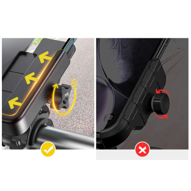 Laikiklis Wozinsky Metal Bike Handlebar Mount Juodas (WBHBK3) 7 Laikiklis Wozinsky Metal Bike Handlebar Mount Juodas (WBHBK3) 7