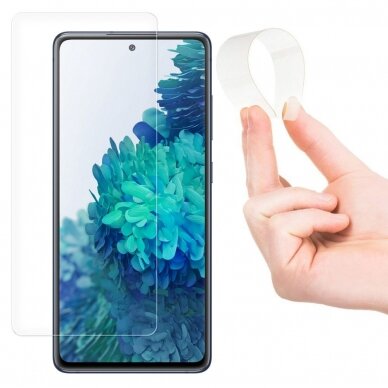 Wozinsky Nano Flexi Glass Hybrid Screen Protector Tempered Glass skirta Samsung Galaxy A72