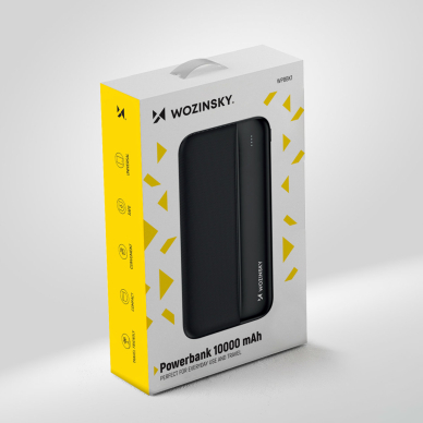 Wozinsky powerbank 10000mAh 2 x USB black (WPBBK1) 4